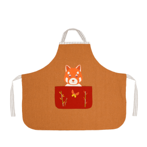 Tablier pour enfant   Monsieur Panda Roux    Personnalisable gratuitement