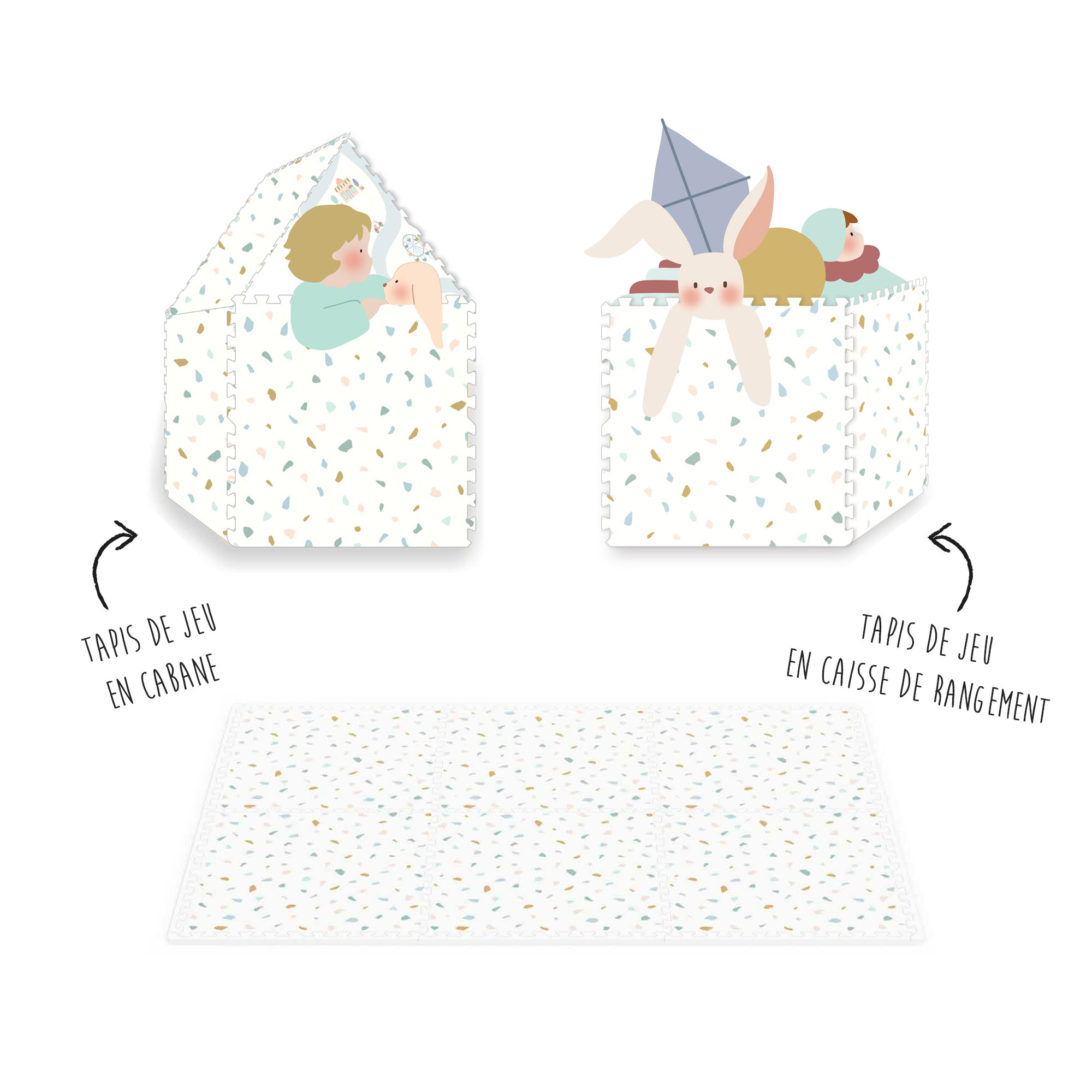 Village/Terrazzo Tapis Puzzle – Image 3