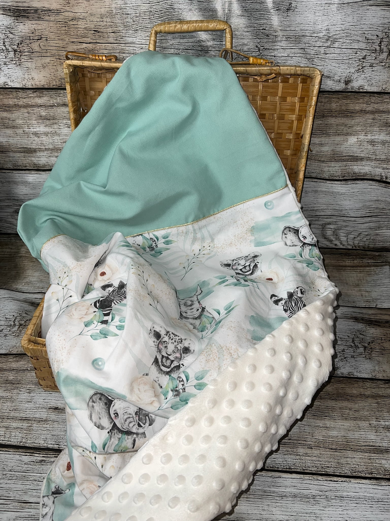 Couverture bébé à personnaliser – Plusieurs modèles Savane