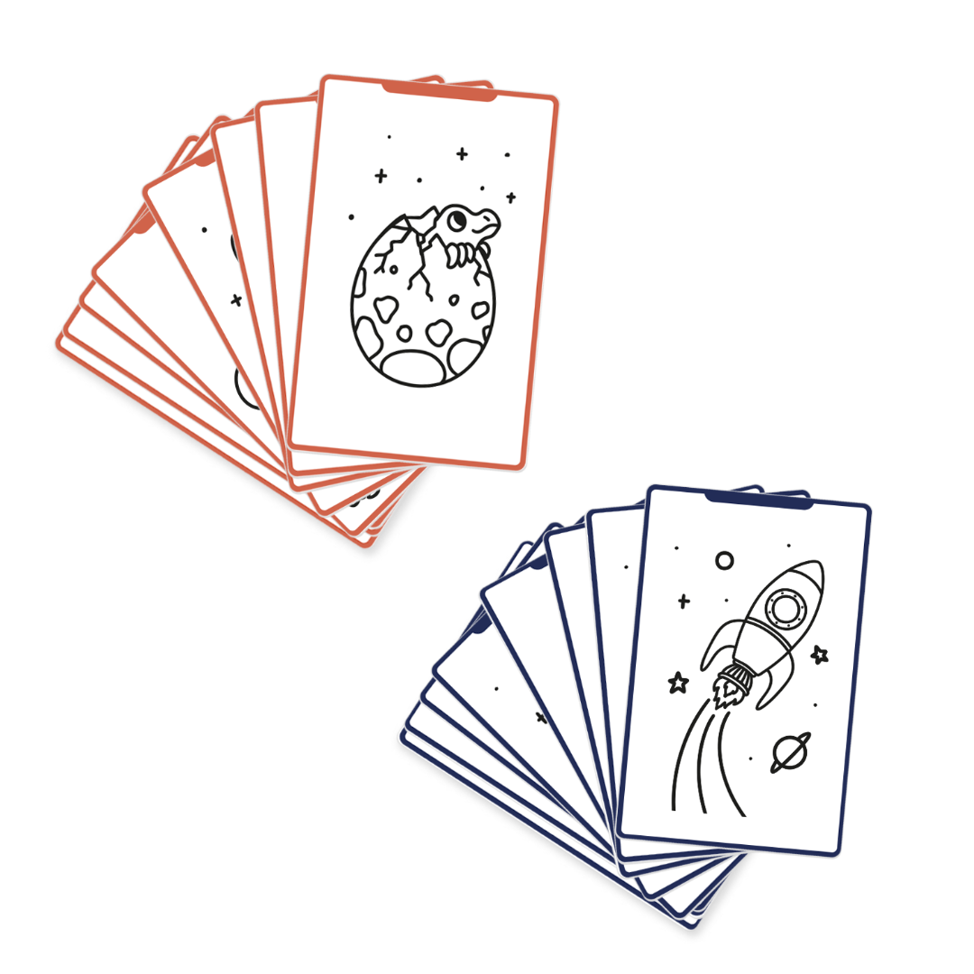 Refill KIDYDRAW-MINI – Galaxie et Dinosaures – Image 2