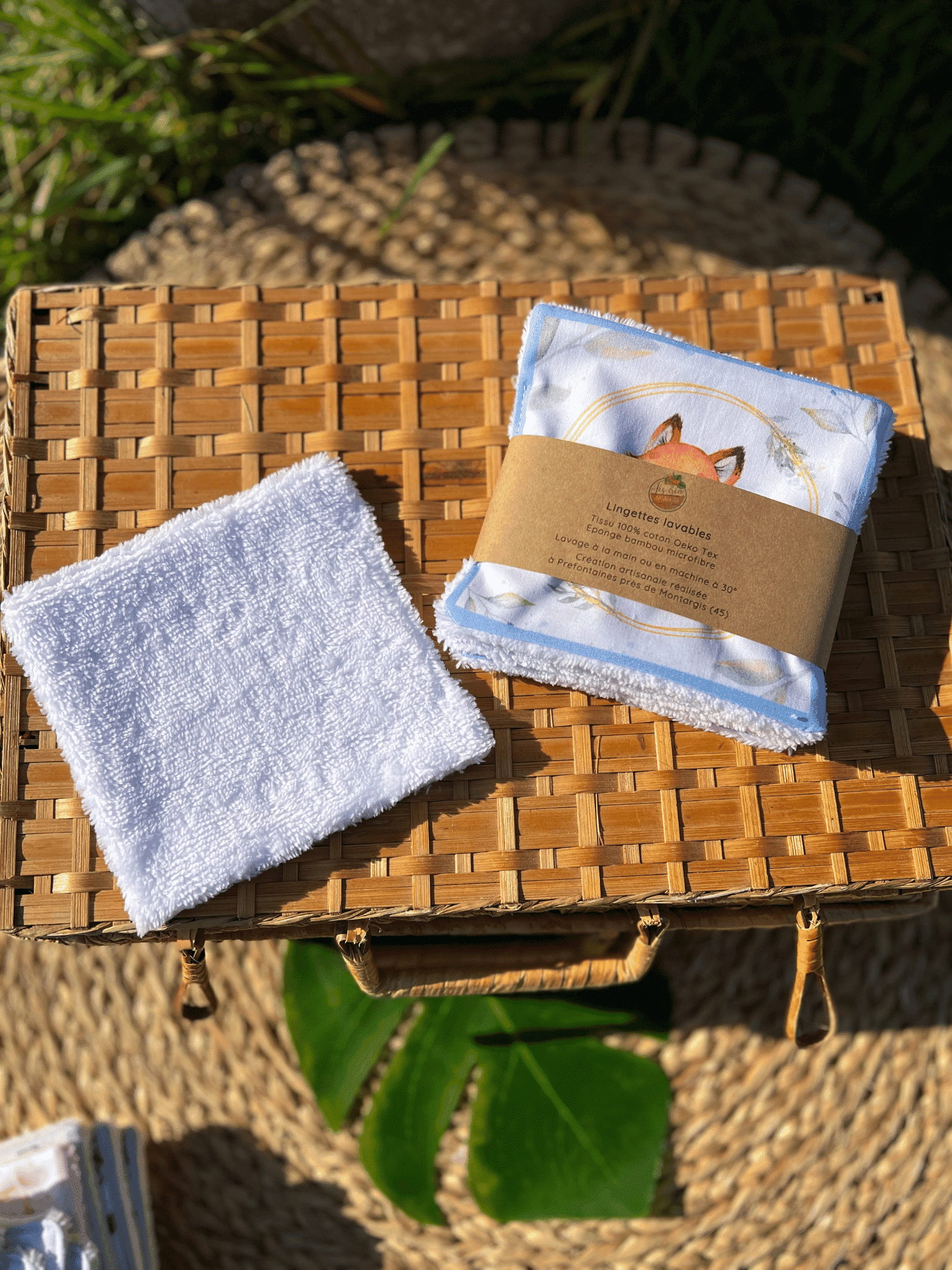 Lingette démaquillante toutes douces Savane & renard – Image 2