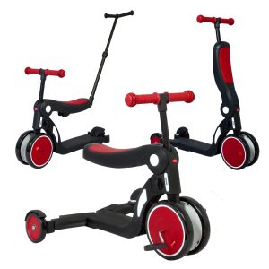 Draisienne Evolutive 5 en 1 avec Barre de Direction Scootizz – Rouge