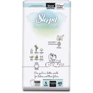 SLEEPY Bio Natural Couche biologique Double Jumbo Junior T5