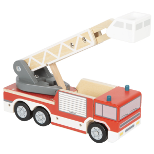 Camion de pompier avec échelle pivotante