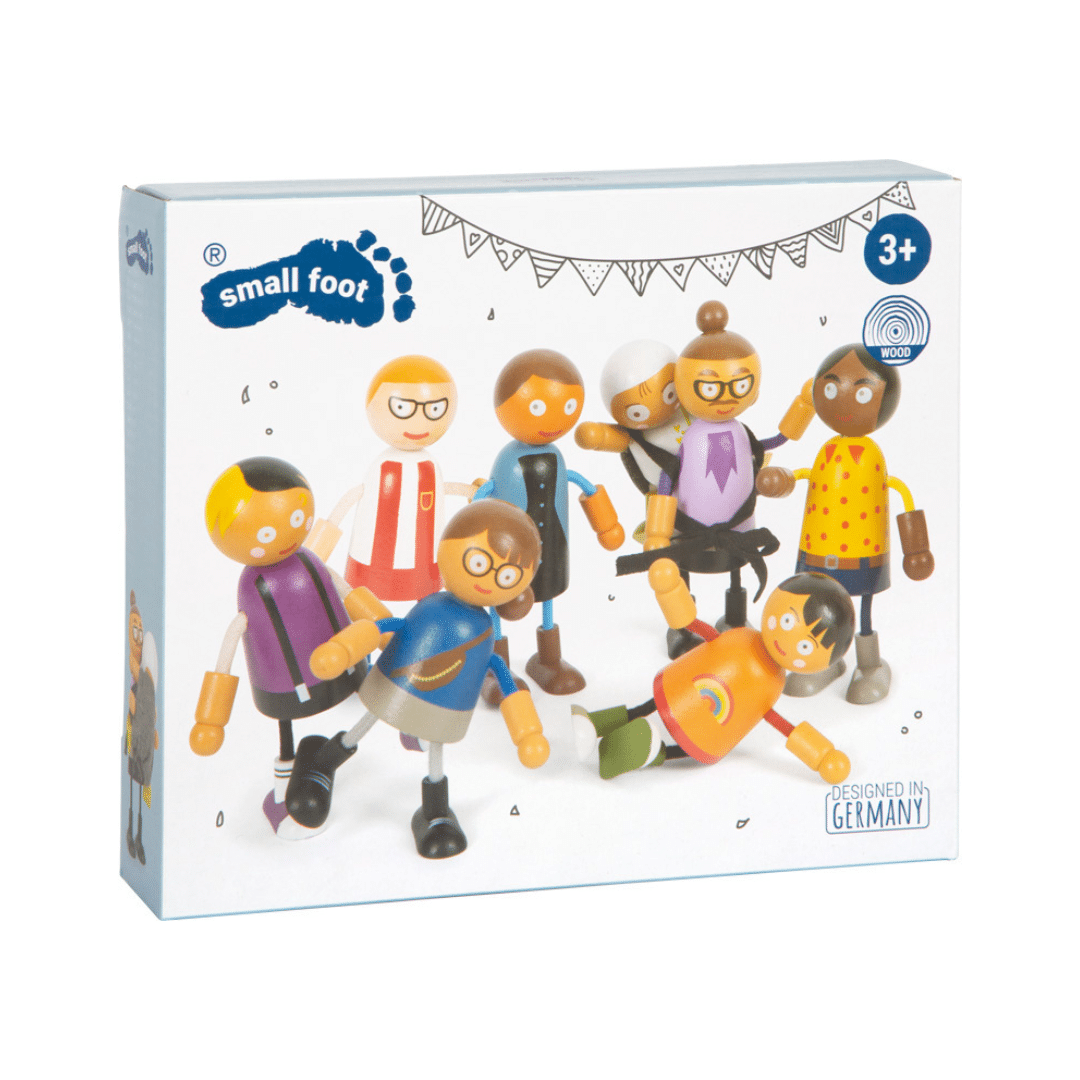 Famille de poupées souples avec bébé – Image 9