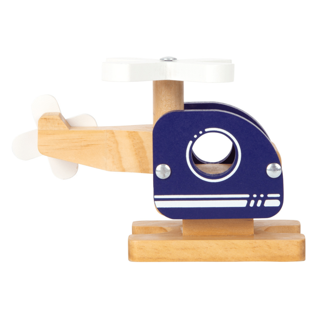 Hélicoptère en bois – Image 2