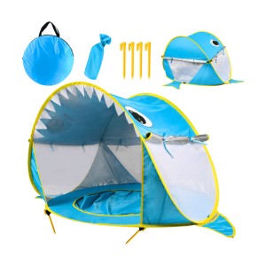 Tente de plage bébé avec pataugeoire intégrée