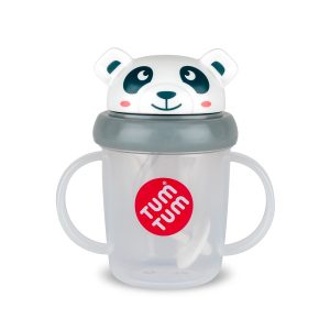 Tasse Anti-Fuite + Paille Lestée – Panda