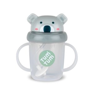 Tasse Anti-Fuite + Paille Lestée – Koala