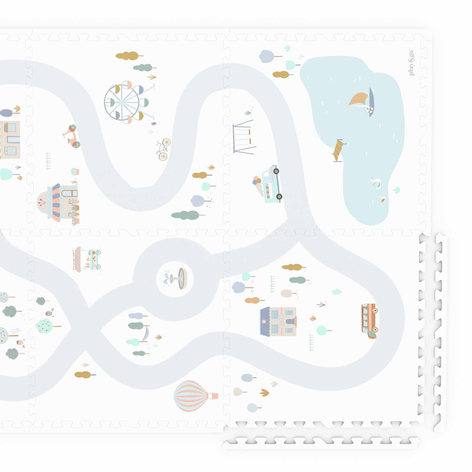 Village/Terrazzo Tapis Puzzle