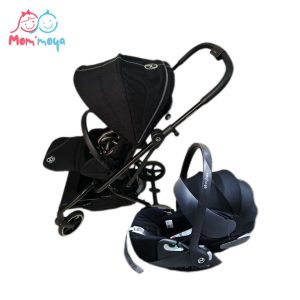 Poussette CYBEX Eezy S Twist +2 + Cybex Cloud Z2 i-Size + Adaptateur