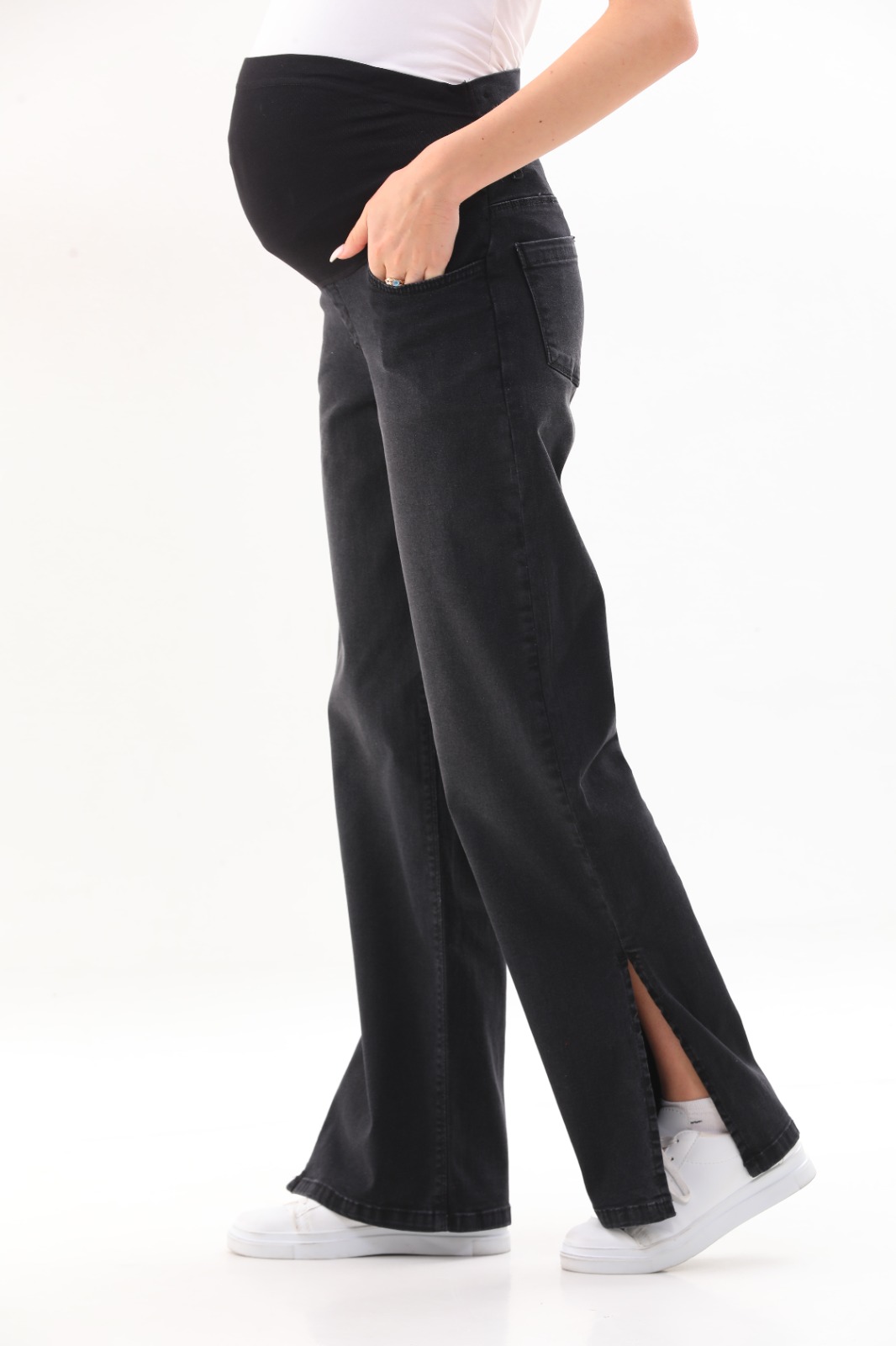 JEANS DE GROSSESSE avec fentes 6045 – Image 4
