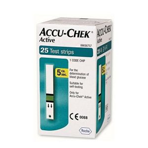 ACCU CHEK Active Bandelettes De Glycemie X25