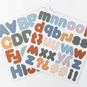 Lettres Magnétiques – Bleu Caramel