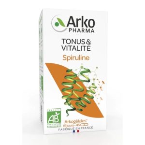 ARKOGELULES SPIRULINE BIO 45 Tonus & Vitalité GELULES