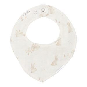 Bavoir bandana mousseline Baby Bunny – Little Dutch