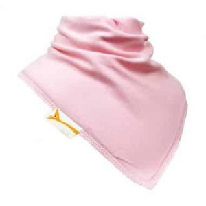 Bavoir bandana ROSE POUDRE