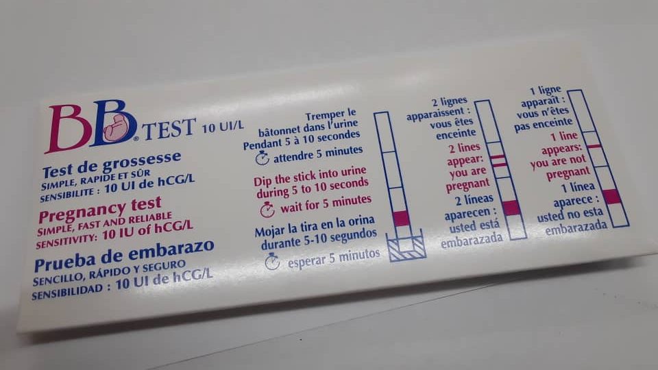 BBTEST – Test De Grossesse Détection 4 jours Avant Les Règles x1