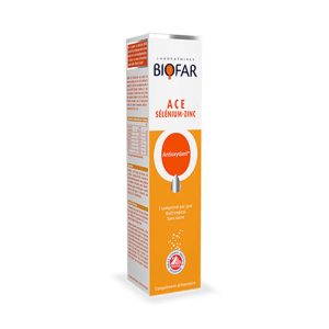 BIOFAR A C E + SELENIUM + ZINC ANTIOXYDANT 20 COMPRIMES EFFERVESCENTS