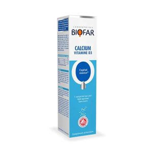 BIOFAR CALCIUM +VITAMINE D3 20 COMPRIMÉS EFFERVESCENTS