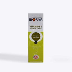 BIOFAR Vitamine C Acerola 500mg 20 Comprimés Effervescents