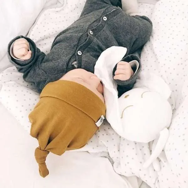 Bonnets à noeud en Mérinos Alpes du Sud 0-6 mois – Image 4