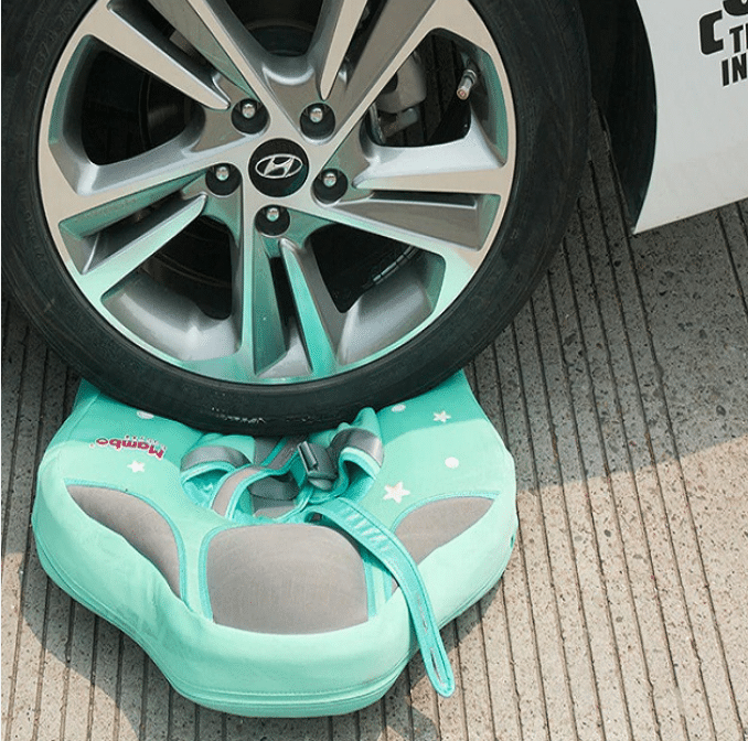 Bouée bébé non gonflable avec auvent anti UV Flamant Rose – Image 4