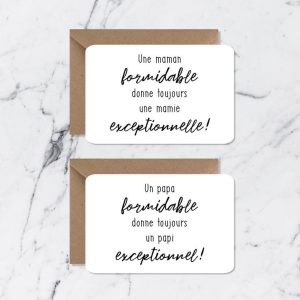 Annonce carte papi/mamie