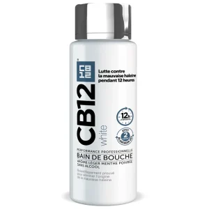 CB12 Bain De Bouche White Arome leger Menthe Sans Alcool 250ml