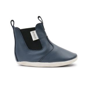 Chaussons en cuir Navy Jodphur – Bobux