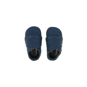 Chaussons Soft Soles Navy Leaf – Bobux
