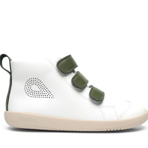 Chaussures KID+ Hi Court White Forest – Bobux