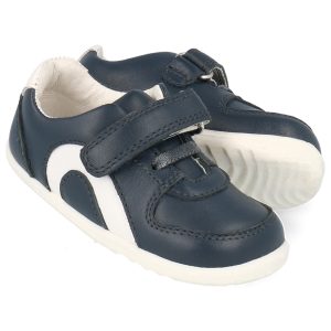 Chaussures Step Up Comet Navy White – Bobux