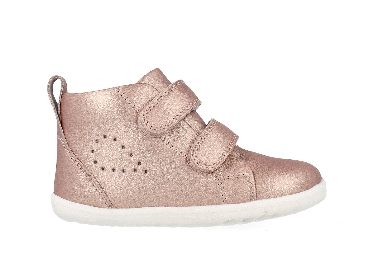Chaussures Step Up Grass Court High Rose Gold – Bobux