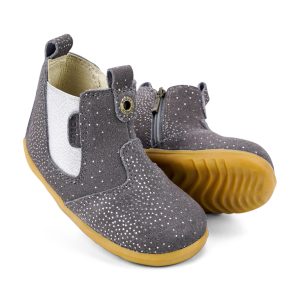 Chaussures Step Up Jodhpur Charcoal Starburst – Bobux