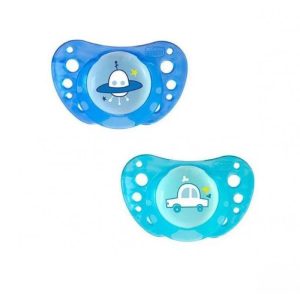 CHICCO SUCETTE PHYSIO AIR BLEU SILICONE 12M+