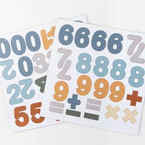 Chiffres  Magnétiques – Bleu Caramel