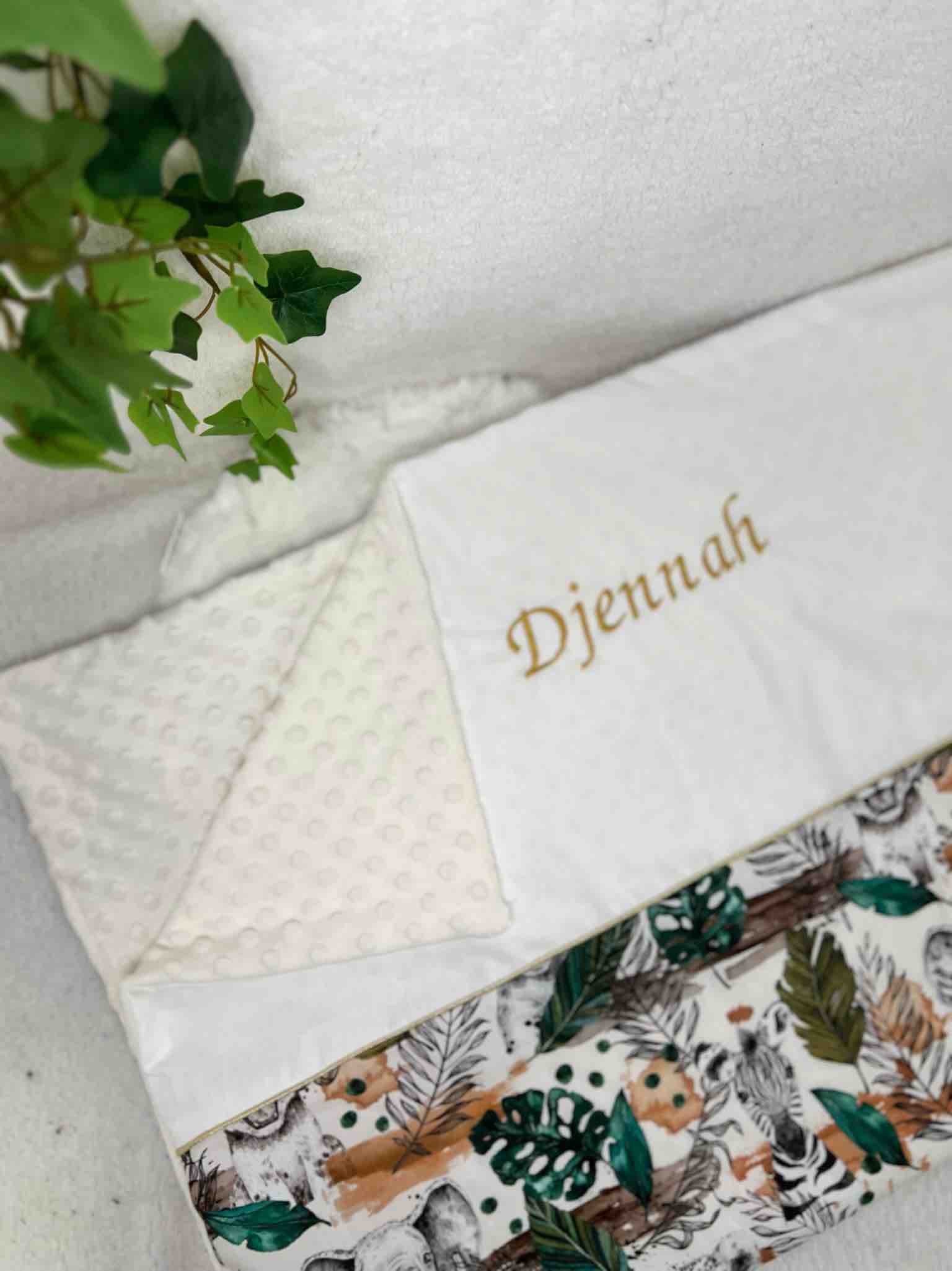 Couverture bébé à personnaliser – Plusieurs modèles Savane – Image 2