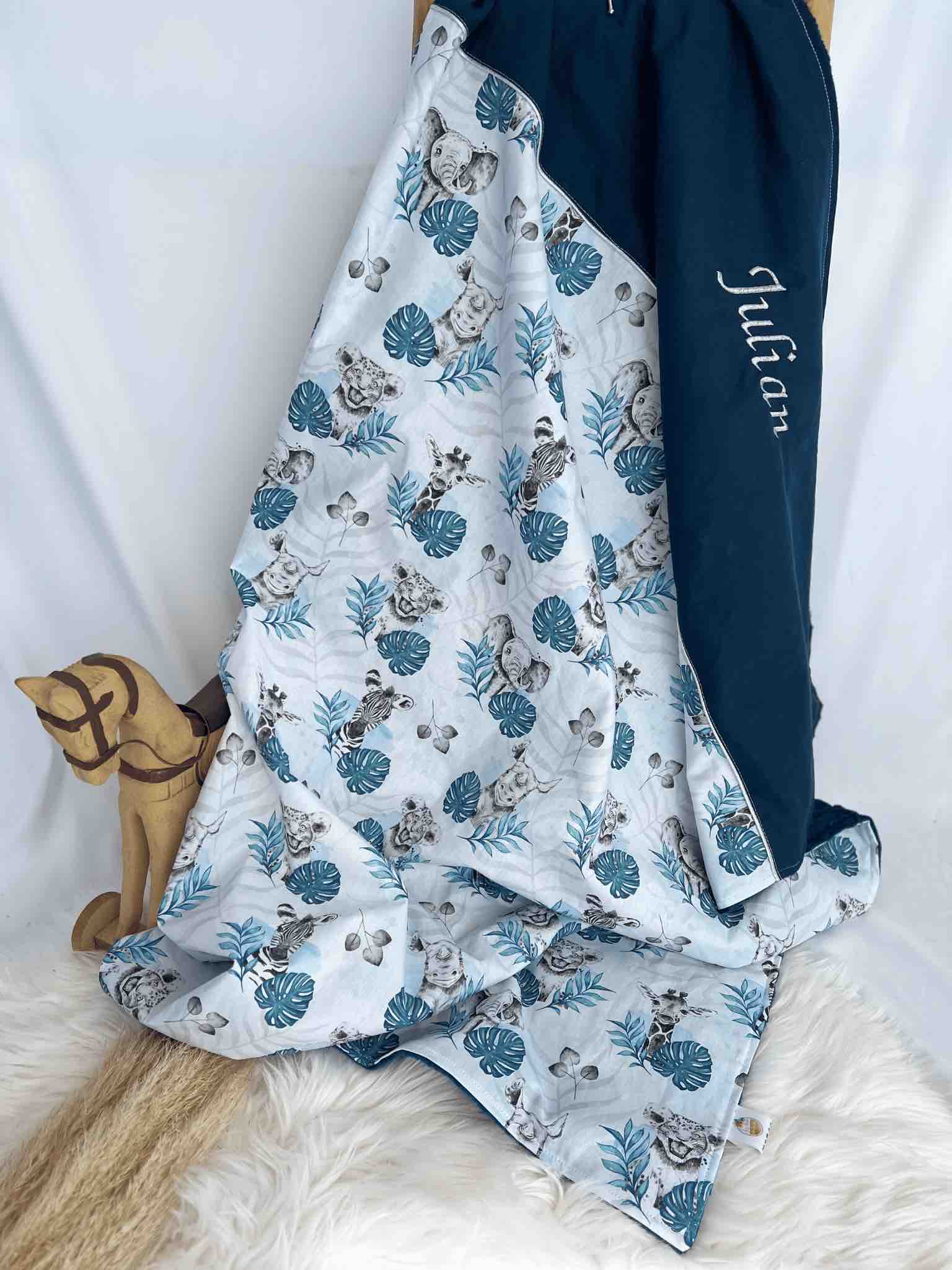 Couverture bébé à personnaliser – Plusieurs modèles Savane – Image 4
