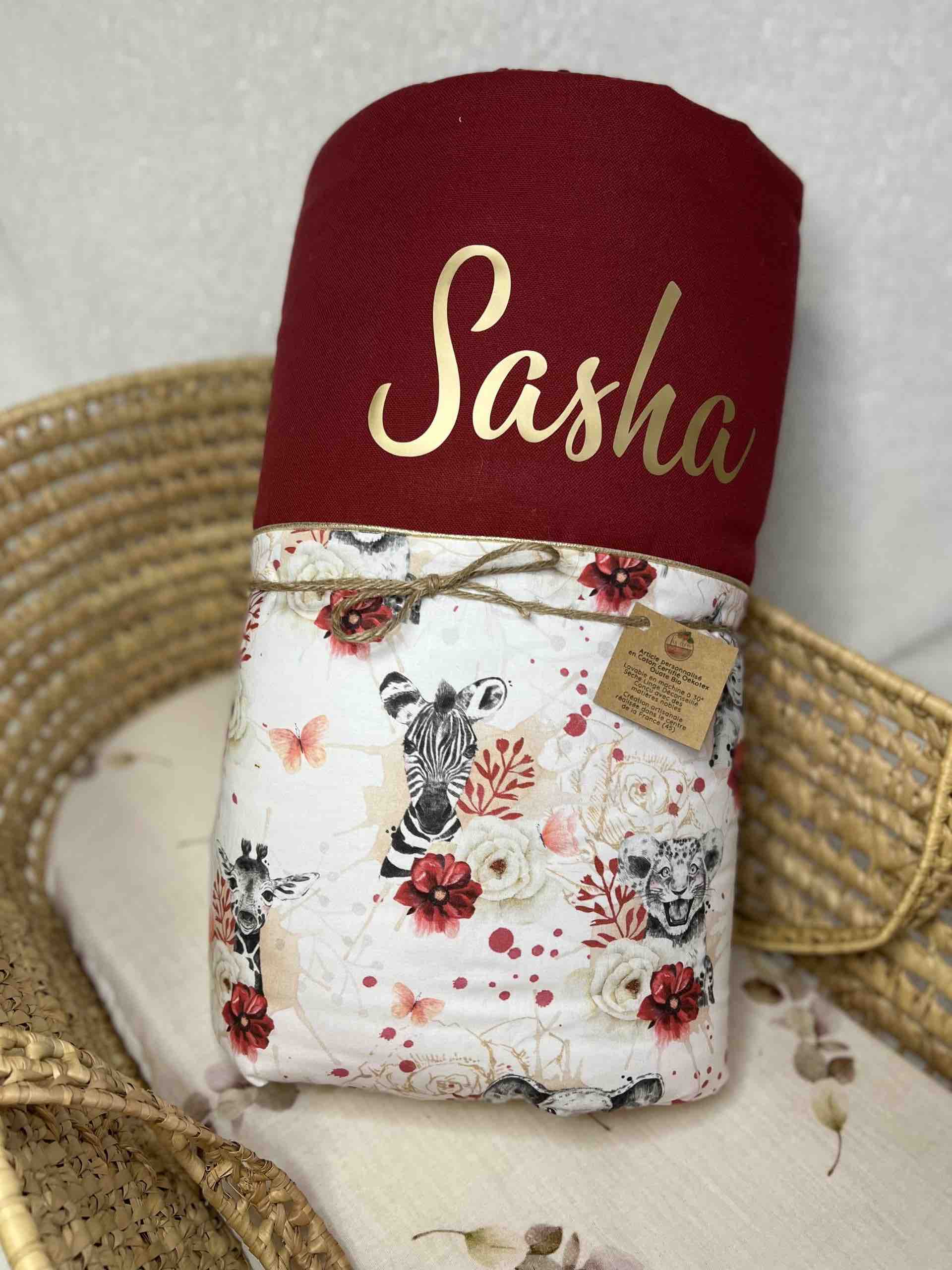 Couverture bébé à personnaliser – Plusieurs modèles Savane – Image 7