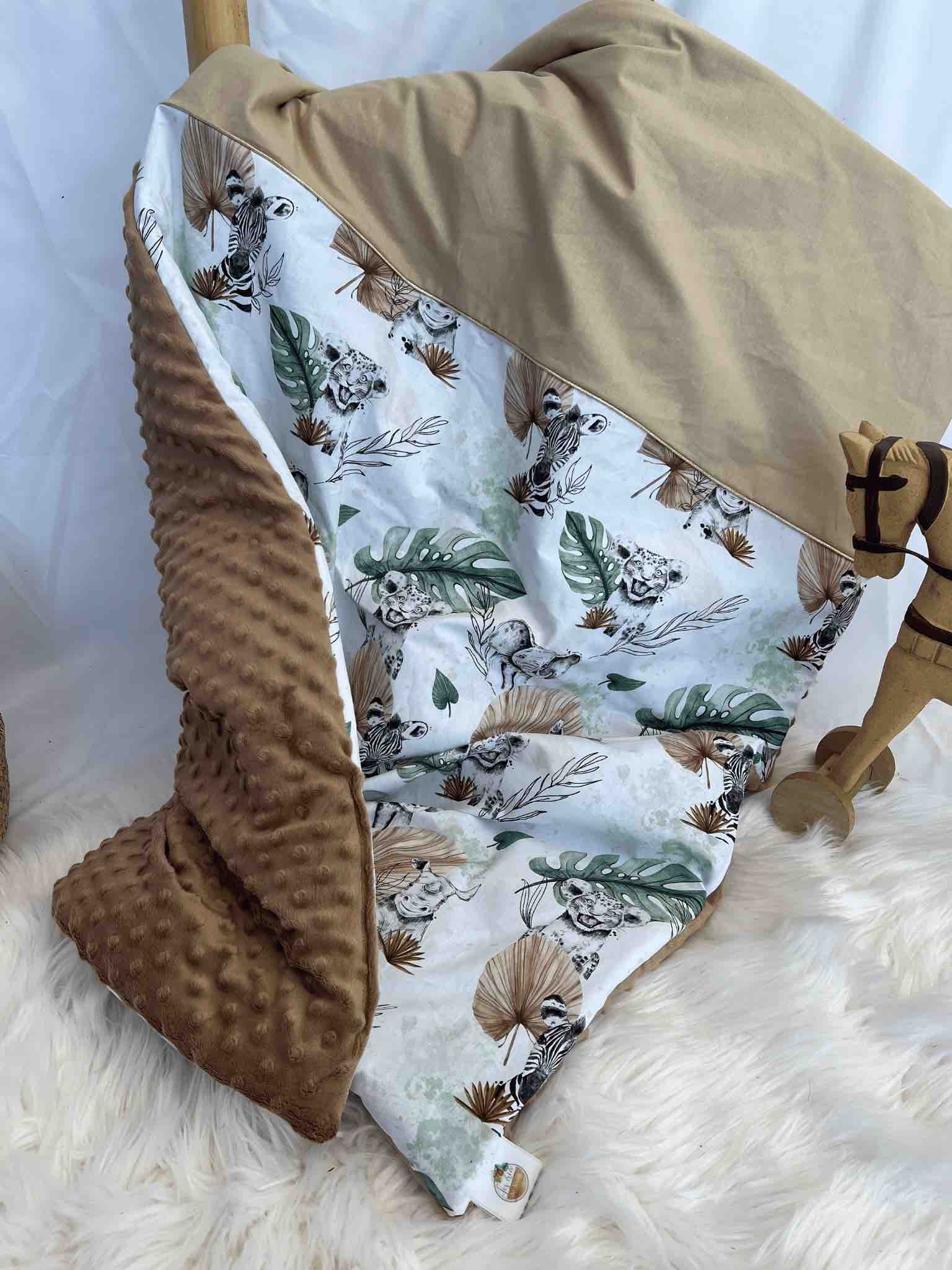 Couverture bébé à personnaliser – Plusieurs modèles Savane – Image 8