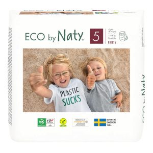 Culottes d&rsquo;apprentissage écologiques taille 5 junior (12-18 kg) 20 pcs – Naty