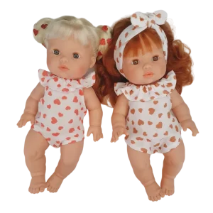 BIG BISOUS – Barboteuse petit col froufrou