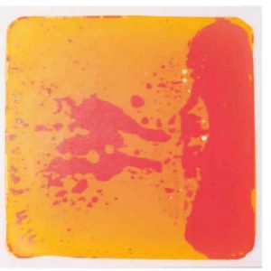 Dalle sensorielle de sol ou de table ROUGE