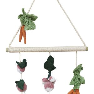 Décoration murale en coton Veggies – Lorena Canals