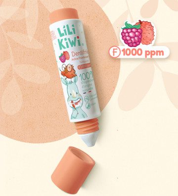 Dentifrice enfant Lilikiwi Framboise Litchl