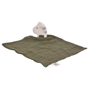 Doudou avec tête en caoutchouc zèbre – Tikiri