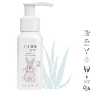 Huile de Massage bébé & enfant – Druide Biolove