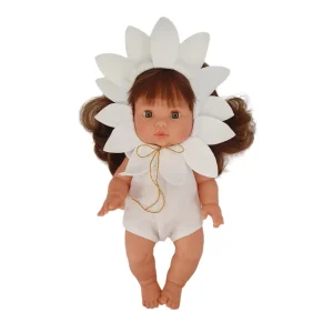 Colerette fleur blanche – Maman Poule & Papa Coq