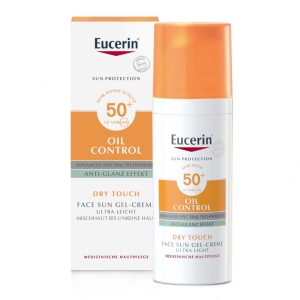 EUCERIN Sun Oil Control Gel-crème Fluide Solaire SPF50+ Toucher Sec 50ml